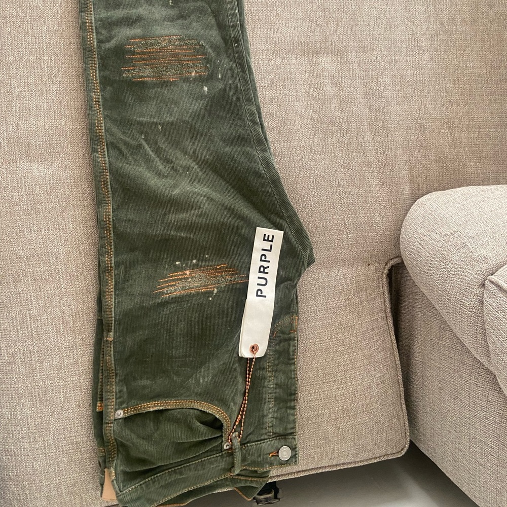 Purple Jeans size 36 Green and Orange